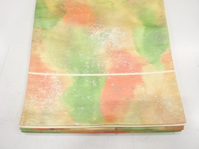  引箔　暈し柄　袋帯